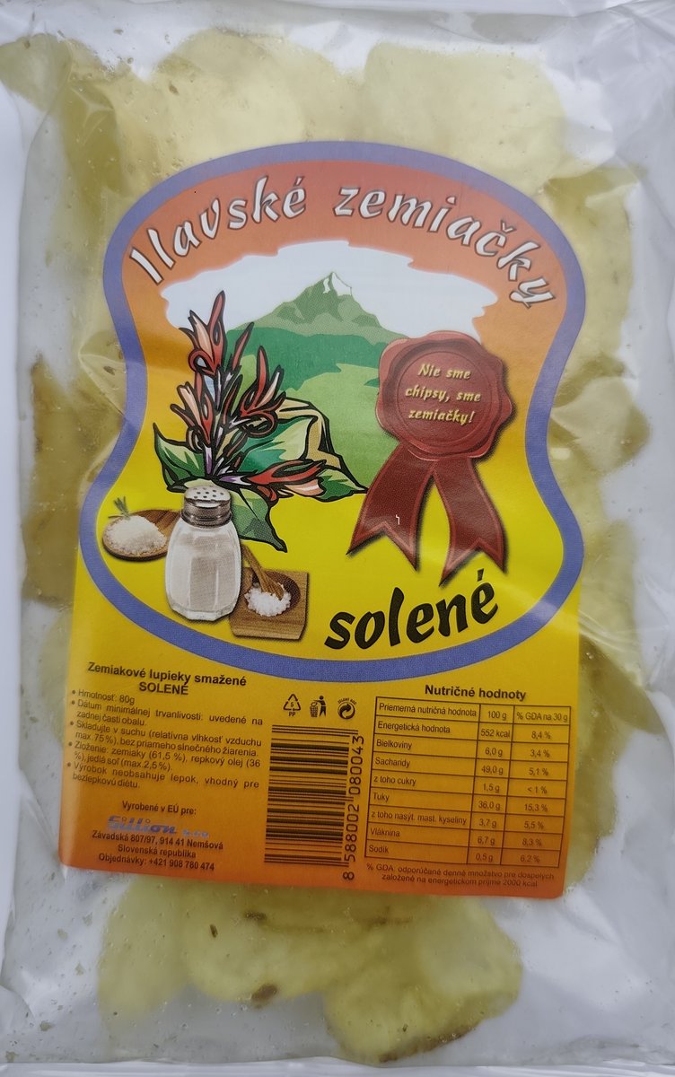 Ilavské zemiačky solené
